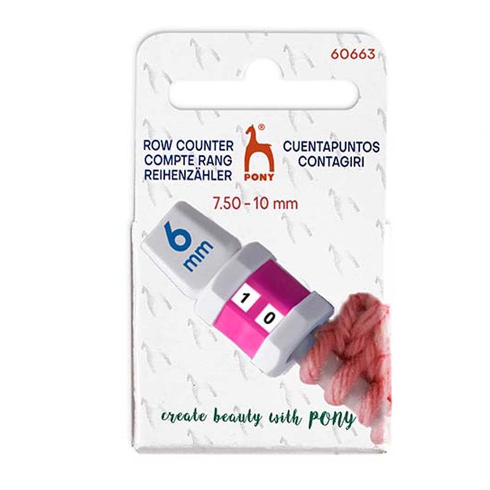 Pony Row Counter Jumbo Oranje 7.50-10.00mm - 1pc