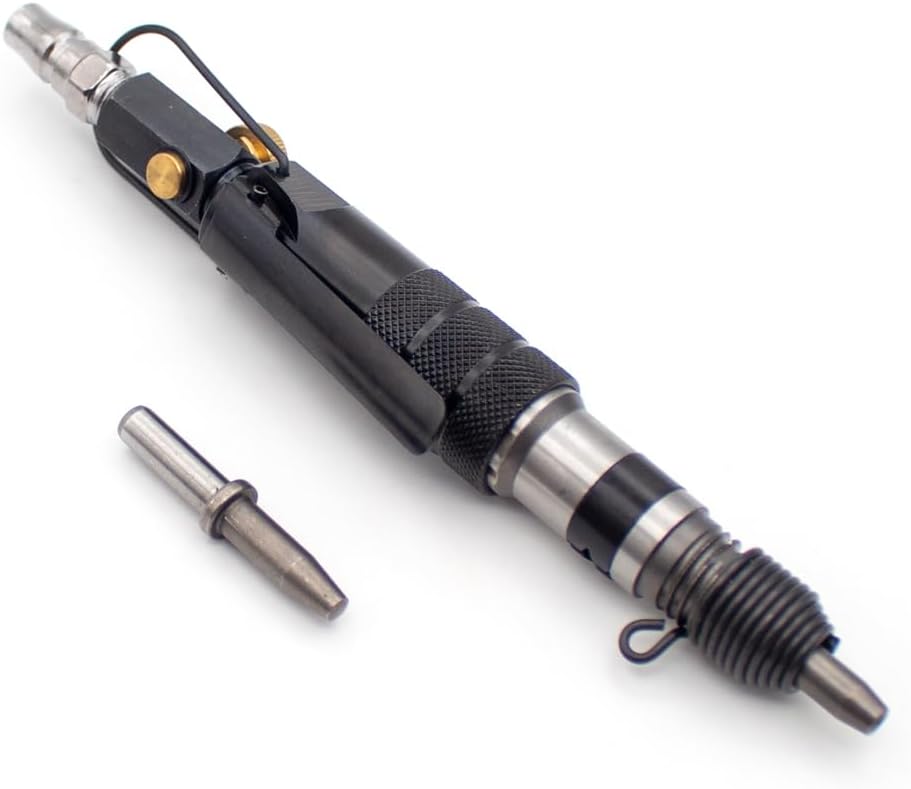 BM-2128 Pneumatic Straight Rivet Gun Air hammer Nameplate Solid Semi-Hollow Knurled Rivet Cotter Pin 5400BPM Stroke 31MM