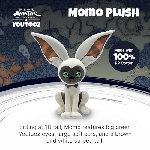 Youtooz 16” Weighted Appa & 12” Momo Plush – Avatar The Last Airbender Collectible Stuffed Animals – Ultra-Soft Cotton Plush