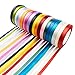 Tosnail 20 Pack 3/8" x 24 Yards Each Satin Ribbon Roll Silk Ribbon Roll - Great for Gift Wrapping, Party Decoration or Craft Projects