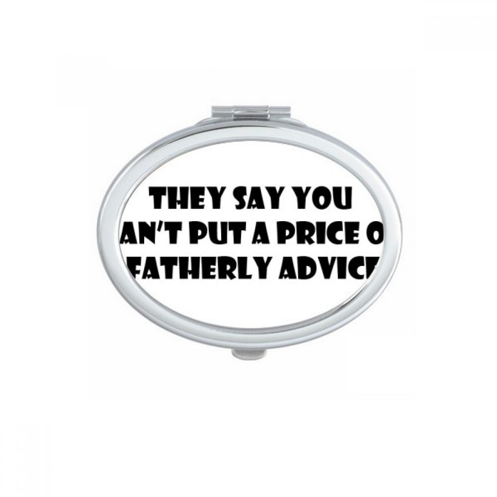 Miroir de poche papa citation originale cadeau fête des pères