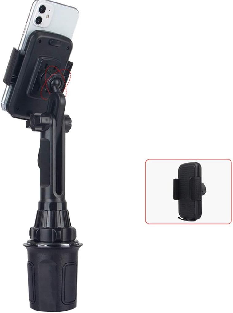 Black Water Cup Holder Mobile Phone Car, Multi-Function Supports Fixed Tablet Universal Navigation Shelf