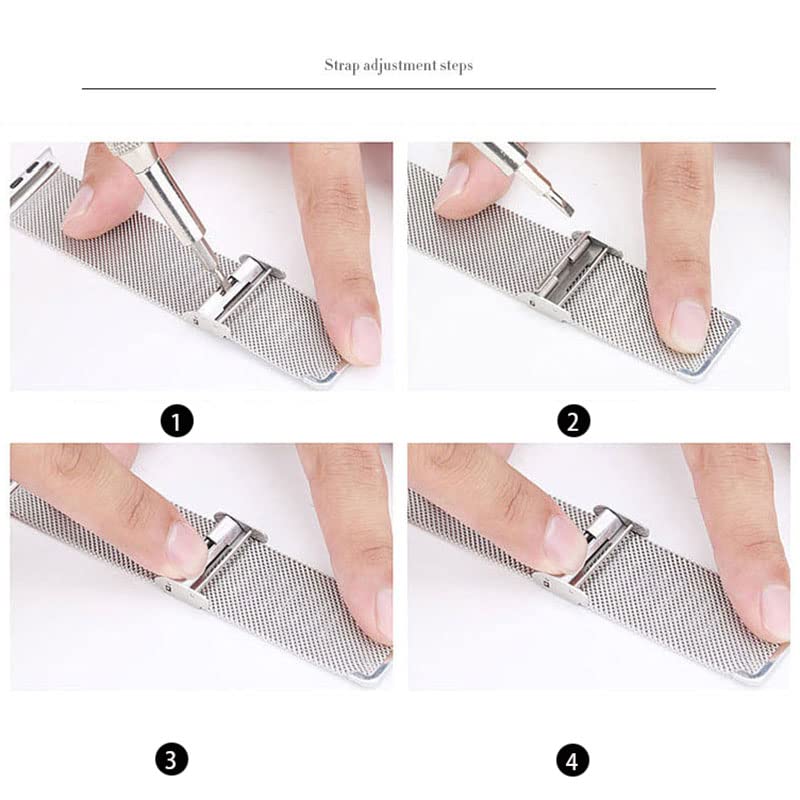 Correa de metal para Garmin Vivoactive 4 pulsera robusta de acero pulido 7