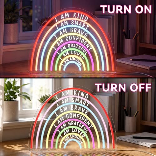 Thyle Rainbow Neon Sign for Classroom Decor by Thyle - Used condition - Image 3