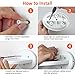 MATONE Small Wall Shelf, Wall Mount Shelves for Google WiFi, Smart Home Speakers & Cellphones, Clever Charging Shelf with Cord Arrangement, Small Space Solutions for Anything Up to 15lbs