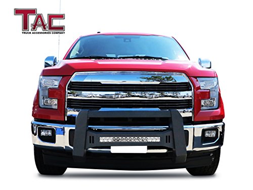 Tac Modular Bull Bar Fit 2004-2023 Ford F150 (Excl. Heritage Edition/All F150 Raptor Models/2020-2022 Diesel Models)|2022-2023 F150 Lightning Ev Fine Textured Led Version #TOP2