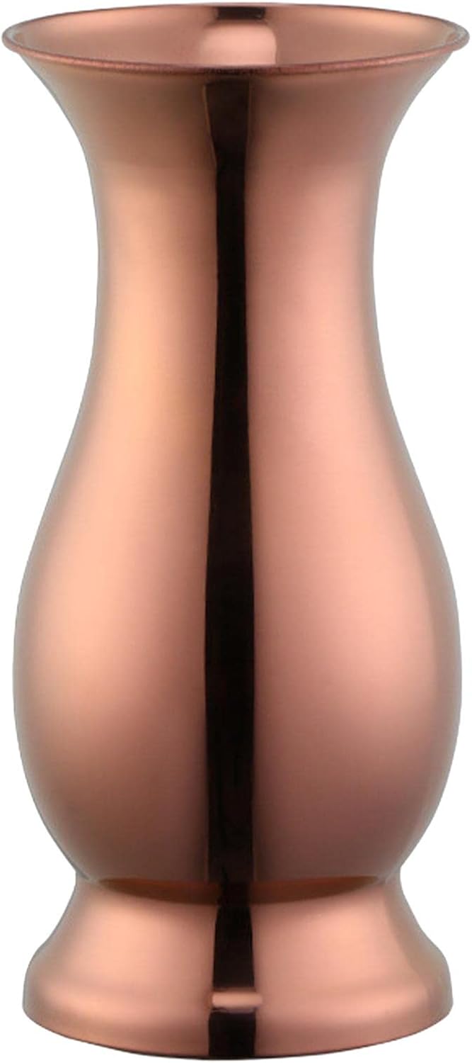Yajuyi Elegant Stainless Steel Flower Vase for Home Decor, Rose Gold