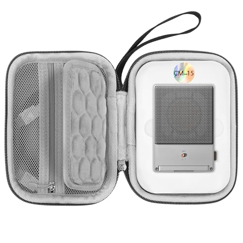 Étui pour interface audio GEEKRIA compatible CM-15 sac rigide gris