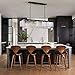 ANTILISHA Rectangular Crystal Chandelier Lighting Modern K9 Pendant Ceiling Chandeliers 10 Lights for Dining Room Kitchen Island Dinning Table Rectangle Linear Chandeliers Fixture