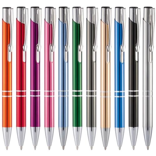 Buy 5+ Get 5+ Free | Personalised Laser Engraved Metal Business Pens With Glossy/Matte Finish | Promotional Custom Printed Gift Pen | BOGOF