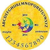 Legacystraps Rainbow Sun Pendulum Board – 5” Dowsing Divination Metaphysical Message Board