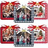 Gansita Marcos de fotos colgantes de fieltro de Navidad, suministros de