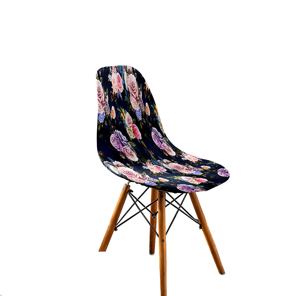 Housses De Siège De Chaise Lavables - Lot De 4, élastique Haute, Gris Foncé, Protection Anti-taches