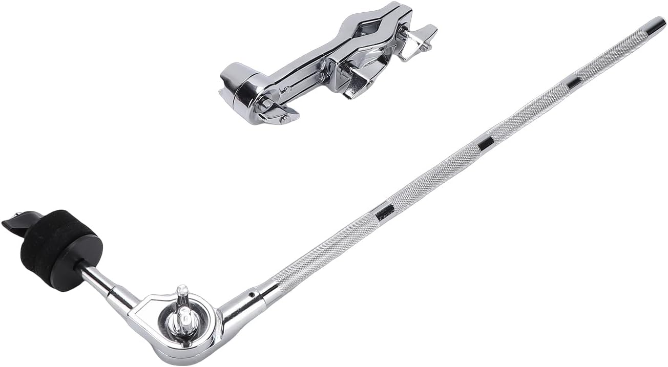Sorandy Cymbal Stand, L Shape Length Adjustment Extension Arm, Drum Hardware with Clamp Thickened Knob, Ideal for Beginner Drummers