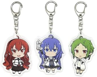 EBTY DREAMS Inc. - Set of 3 Mushoku Tensei Jobless Reincarnation Acrylic Keychain Roxy Migurdia, Eris Boreas Greyrat, Sylphiette Sylphy v2