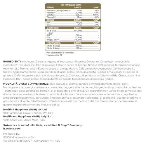 Swisse Memoria 60 Capsule - 10