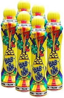 Dab-O-Ink Six Pack 4oz Yellow Bingo Dauber