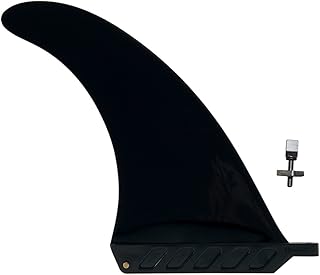 saruSURF US Box 8 inch Center Fin Skeg Hard Plastic 8" for Longboard Paddleboard SUP airSUP AIR7, use as Replacement or Spare