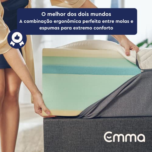 Colchão Emma Premium Hybrid King (193X203cm)