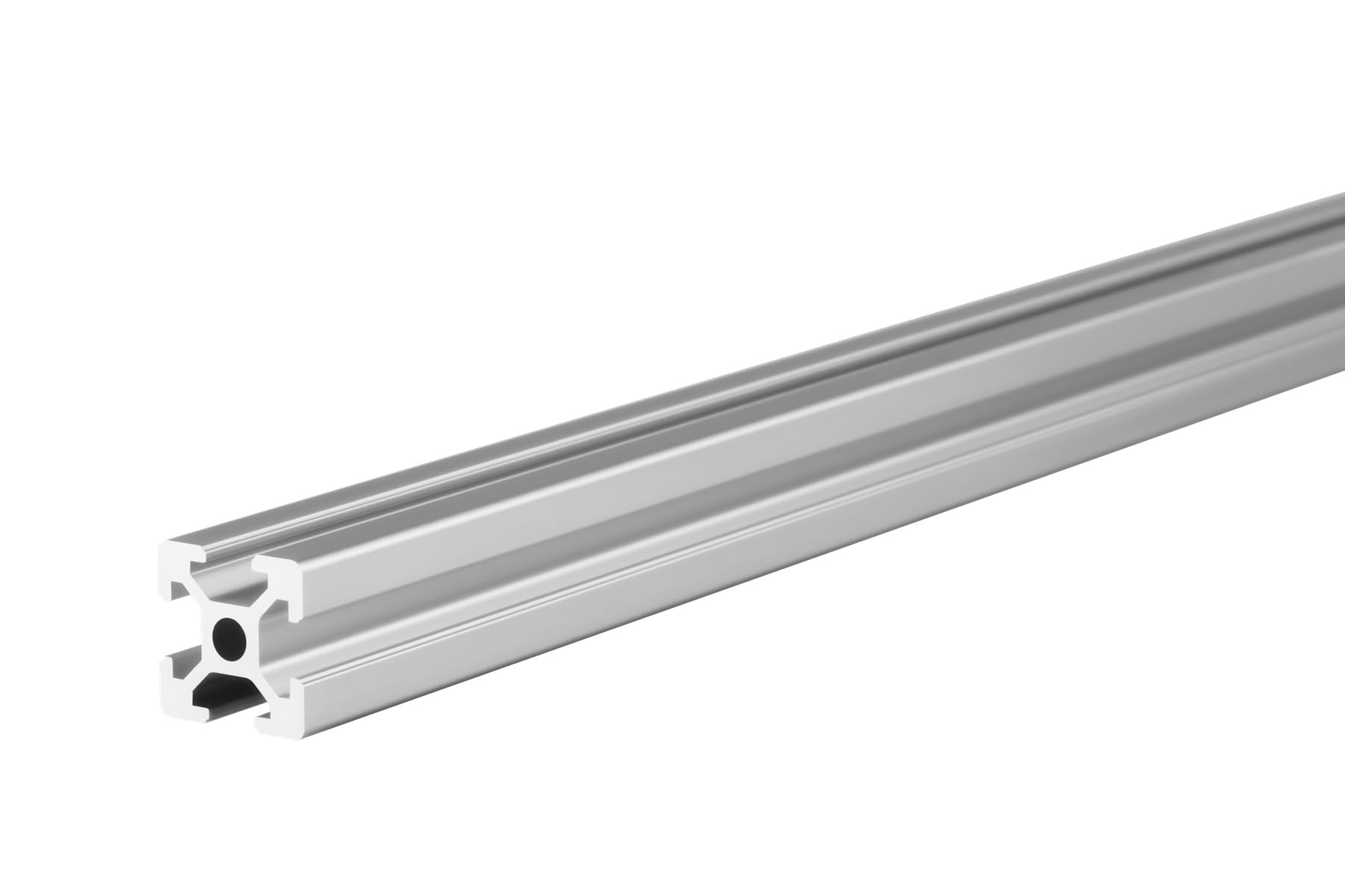 Konstruktionsprofil 20x20mm im Zuschnitt, Nut 6, Typ-I, 1-2 Meter, System-, Montage-, Vierkant-, Alu Profil (4, SILBER ELOXIERT, 20 x 20mm (2 Meter))