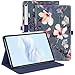 Price comparison product image FINTIE Case for Samsung Galaxy Tab S10 Lite/ S10 FE 2025/ S9 FE 10.9 Inch/ S9 11 Inch 2023, Multi-Angle Viewing Protective Cover with Pocket, Auto Sleep/Wake, Blooming Hibiscus