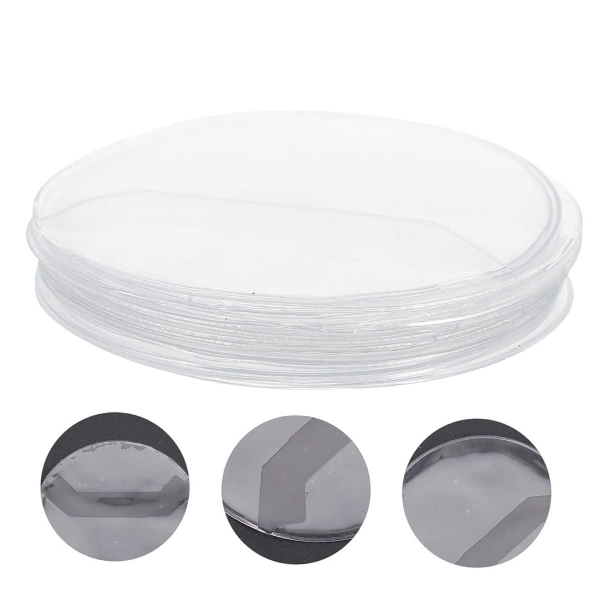CIBLE 透明プラスチック 円形カバー Amazon.co.jp: Operitacx 20個透明 缶バッジ保護カバー 丸型バッジ