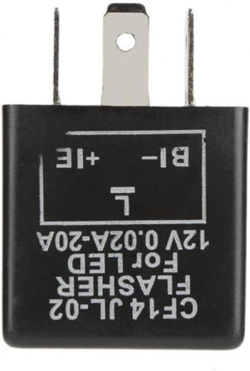 3 Pin CF14 JL-02 Electronic Car Flasher Relay Automobile Turn Signal Light to Fix Hyper Flash Blinking 1Pcs
