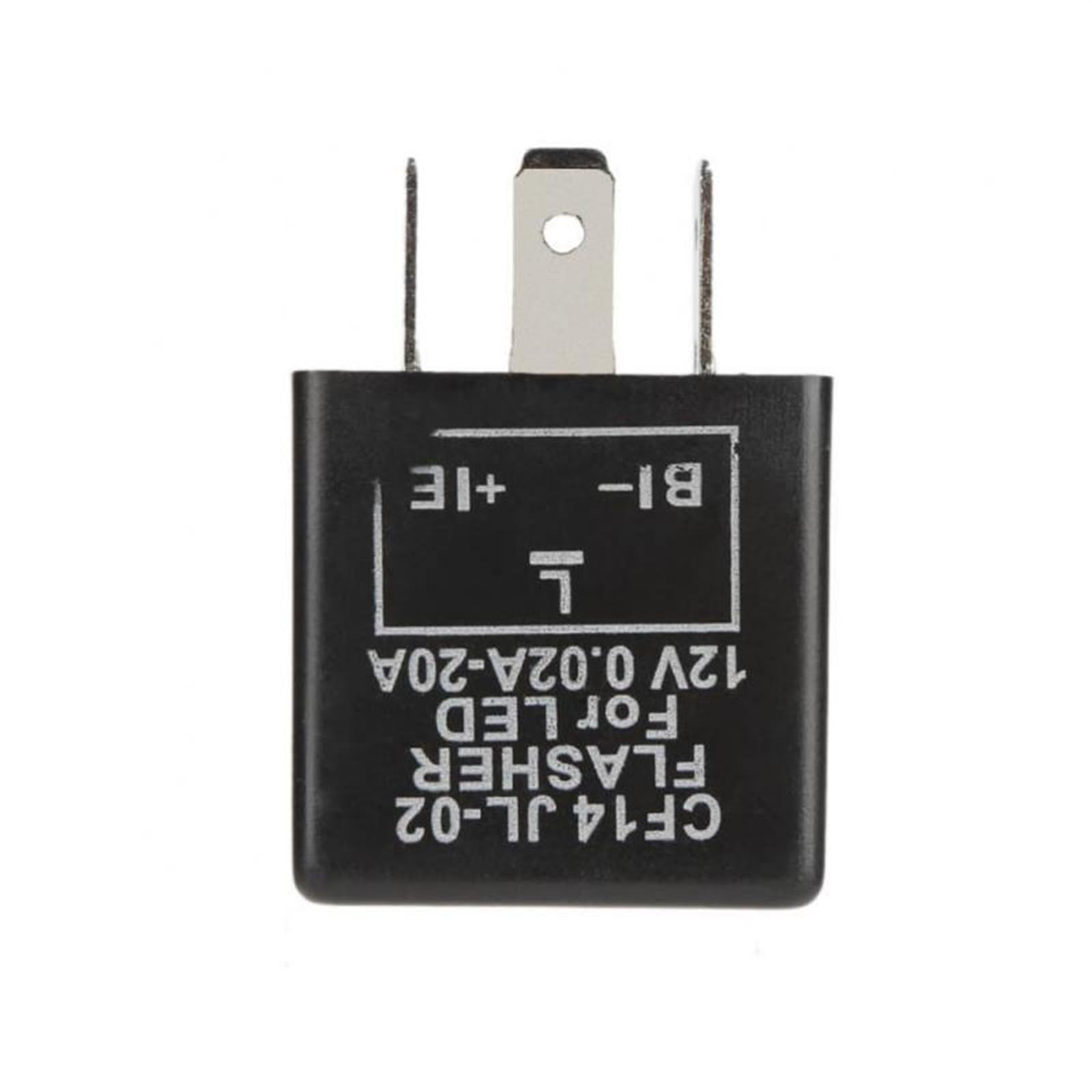 QEFHSVVZE 3 Pin CF14 JL-02 Electronic Car Flasher Relay Automobile Turn Signal Light Relay to Fix Turn Signal Hyper Flash Blinking Light 1Pcs