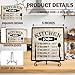 DETIHO Funny Kitchen Sign, Rustic Kitchen Wooden Plaque With Metal Stand, Above Cabinet Decor for Home Restaurant Tabletop Decor Favors & Supplies - G06