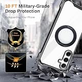 xinyunew Etui na ramię ze smyczą Kompatybilne z Samsung Galaxy A34 z paskiem, etui na telefon komórkowy z naszyjnikiem, kompatybilne z MagSafe, odporne na wstrząsy etui na telefon Samsung Galaxy A34