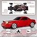 Skymaker LDRC Mazda MX5 Miata RC Drift Car 1/18, 2.4GHz Drifting with Gyro Pop-up Lights, RWD Drift Car for Adult Gift (Red with 2 Batteries)
