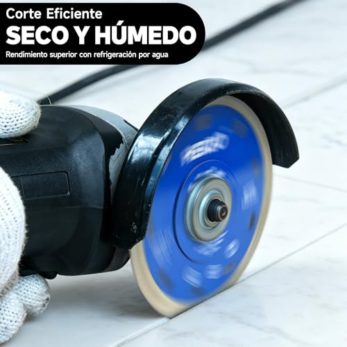 Miniatura 6 de Herzo Discos De Diamante 115 Mm X 22,23 Mm Para Azulejos - Disco De Diamante 115 Mm Para Azulejos, Gres Porcelánico, Porcelana Y Cerámica