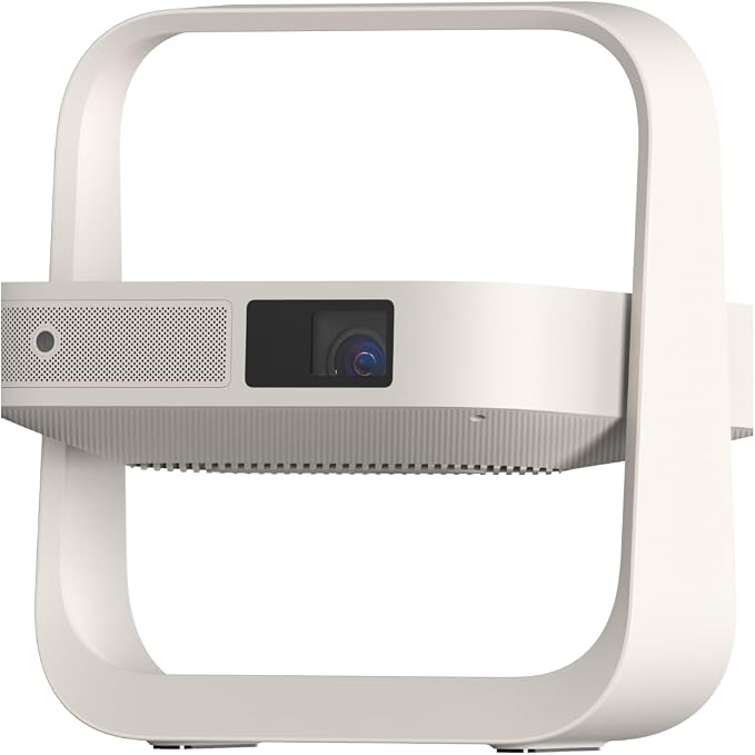 XGIMI Elfin Flip 2024 New Portable Projector, 1080P Resolution Outdoor Projector, Licensed Netflix, Build-in Adjustable Stand, Lightweight and Compact Design, 400 ISO Lumens, Screen Adaption