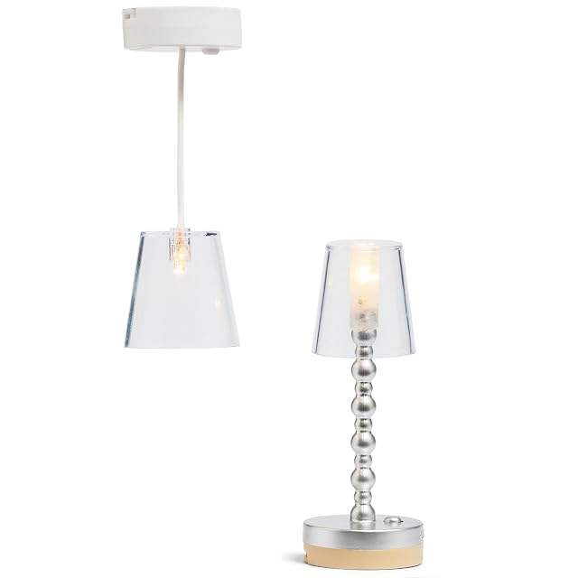 LUNDBY Luces para casa de muñecas, fáciles de instalar, pilas incluidas, muebles de casa