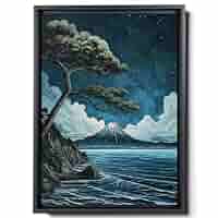 Amazon.com: 3D Art Prints, 3D Wall Art Decor, Japanese Art