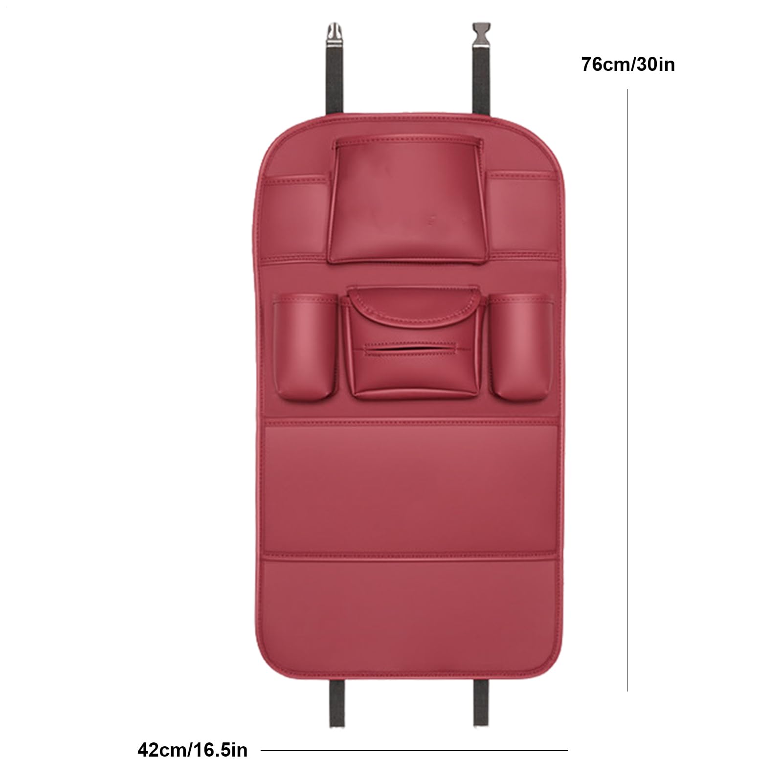 Organizador de Asiento Trasero Bolsillo de Almacenamiento Impermeable | Organizador de Almacenamiento Trasero Para Coche Camioneta SUV Furgoneta Viaje Carretera Camping Trayectos Largos