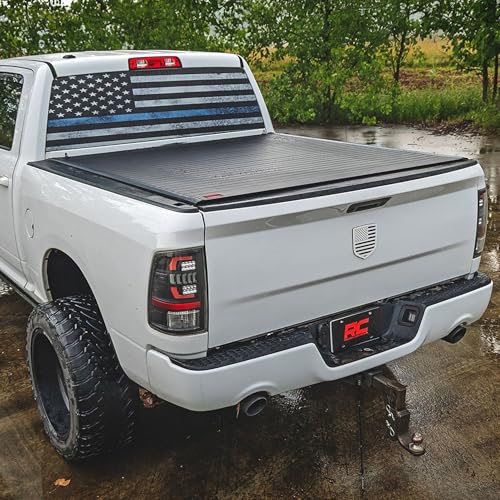 Rough Country Hard Roll-Up Tonneau Cover for Ram 1500 (2009-2018) & 2500 (2010-2026) - Aluminum Truck Bed Cover, Fits 5'7 Bed - image 8