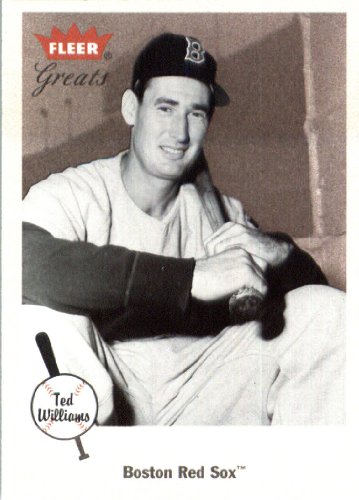 2002 Fleer Greats of The Game Baseball Card #9 Ted Williams Boston Red Sox