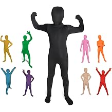 Youngfull 9 Available Colors, Children Full Body Spandex Suit, Funny Costume, Halloween, Costume, Girls Boys, No Face, Cosplay, Outfit, School Festival, Entertainment