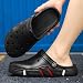 Imagen de Zuecos deportivos de moda para hombre zapatos de jardín antideslizantes material EVA jardinería zapatos de goma para interior y exterior amortiguadores