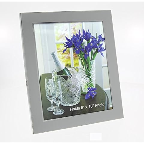 Newfavors Personalized 8x10 Vertical Photo Frame with - FREE Custom Text Engraving Cover