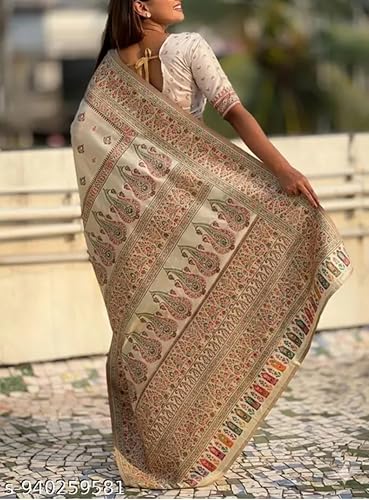Generic kashmiri silk saree – image 2