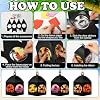 Maitys 16 Sets Summer Paper Lantern Craft Kit, DIY Tropical Beach Suncatcher Lanterns with Tissue Paper, Palm Tree Sunset Crafts for Adults, Classroom Home Hawaiian Luau Party Decorations Gifts #3
