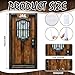 AceOrbit 6 Feet Jail with Easel Stand up Cardboard Cutout Wild Western Theme Party Decoration Life Size Wild West Jail Door Backdrop Photo Props for Western Crime Theme Party Supplies