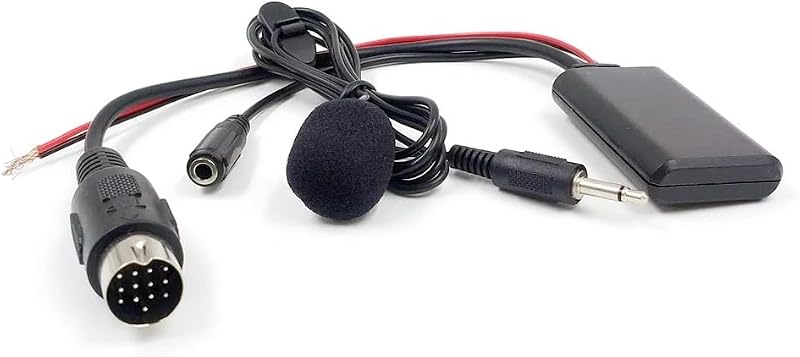 Módulo receptor Bluetooth para auto Kenwood CA-C2AX KCA-iP500 CA-C1AX adaptador de Cable auxiliar estéreo de Radio de 13 pines entrada de Audio inalámbrica