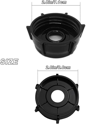 Miniatura 2 de Paquete de 2 piezas de repuesto para licuadora, tapas de base de tarro compatibles con Aspas para Licuadora Oster Osterizer (no es compatible con