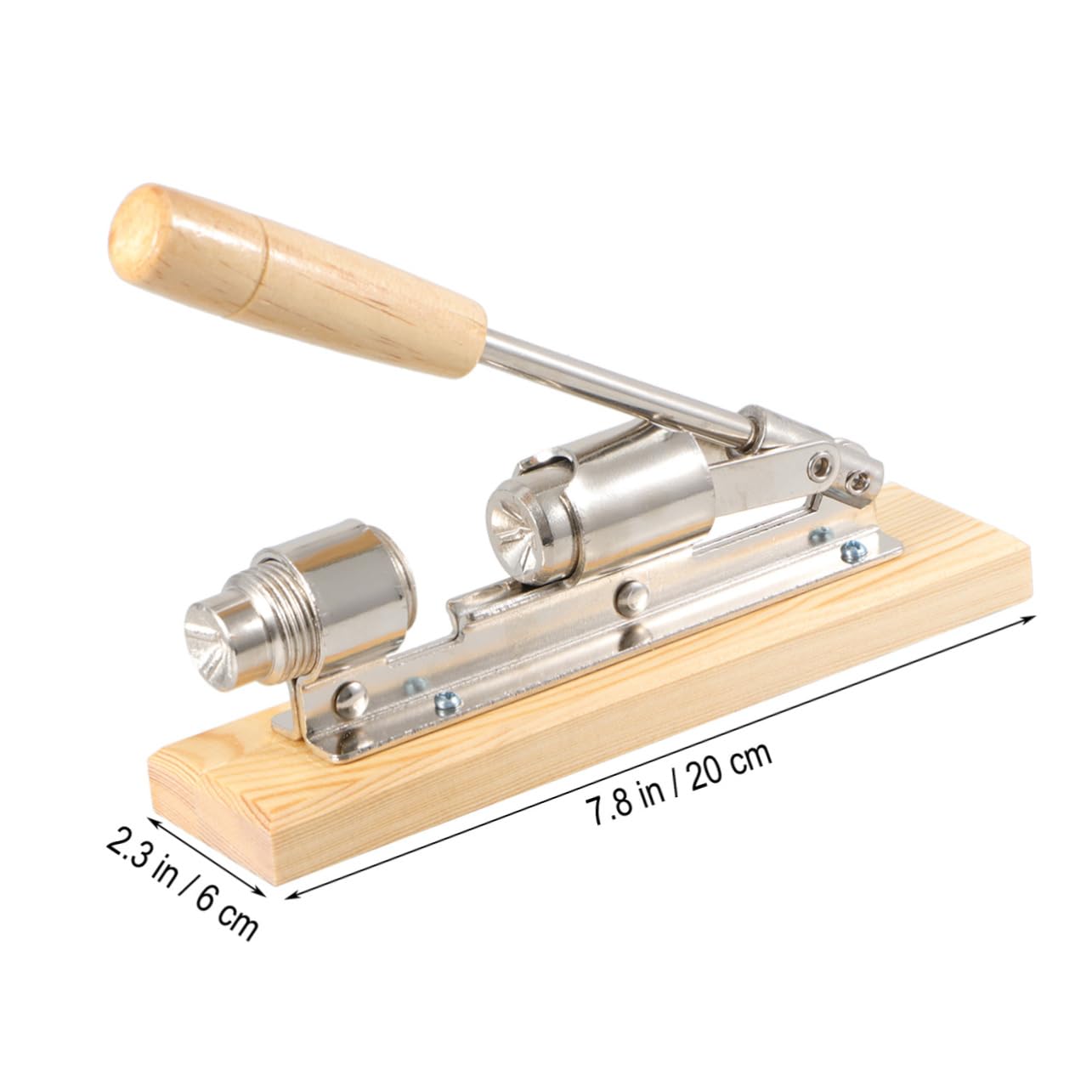 VALICLUD Wooden Hand Press Mechanical Nutcracker Tool Walnut Sheller for All Nut Design for Easy Cracking of Pecans Almonds Hazelnuts and More