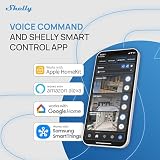 Shelly Listwa zasilająca Power Strip 4 Gen4 biała – Matter & WLAN Multi, 4-krotna inteligentna listwa zasilająca, pomiar mocy, 16 A, łącznie 3500 W, programator czasowy, Zigbee, Google, Alexa, Apple