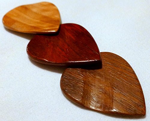 Us Blues T3-Gripac Samplers Grip Wood Trilogy Acoustic Guitar Picks #TOP2