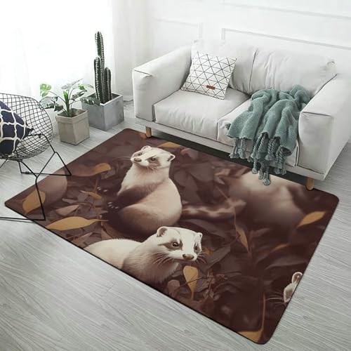 Tapis de sol en velours corail absorbant fini les glissades dans le salon de la maison - 3